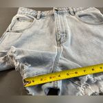 Rolla's Mirage High Rise Light Wash Jean Shorts‎ Cut Offs Fringe Size 26 Blue Photo 5