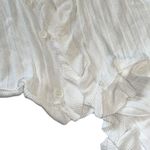 Top it off 100% bamboo ava ruffle wrap Womens ONE SIZE white light weight shawl​ Photo 3