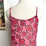 90s Floral Mesh Sheer Mini Dress size Small Pink Photo 5
