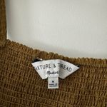 Madewell Texture & Thread Smocked Dress in Spiced Olive Photo 7