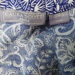 Laura Scott  blue floral open front kimono size lp Photo 5