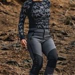 NWT Kari Traa Butterfly Long Sleeve Outdoor Baselayer Top Shirt Black L / XL Size L Photo 0