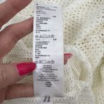 Tommy Bahama  Women’s One Size Beach Cover Linen Beige Open Weave Poncho Resort Photo 7