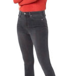 Liverpool High Rise Ankle Skinny Denim Jeans Black Gray Meteorite Size 6/28 Photo 0