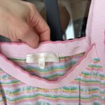 Love Shack Fancy  Maven tank top knit butterflies striped scalloped pastel Photo 3