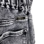 KanCan High Waist Charcoal Acid Wash Paperbag Jogger Jeans Size 3/25 Streetwear Gray Photo 10