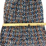 Isabel Marant  Etoile Blue Orange White Geometric Tank Button Jumpsuit sz 36 / 6 Photo 3