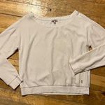Juicy Couture  white velour/terry cloth pullover large Photo 0