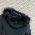 Michael Kors NWOT  Quilted Women Long Puffer Coat w/ Fur Hoodie Black Size XS Photo 12