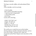 Chloé woody rare color pristine small leather tote crossbody in nomad beige Photo 11