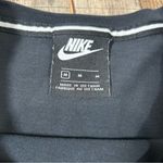 Nike  Air Black Cropped Tee Metallic Bronze Logo Women’s Medium Streetwear Photo 2