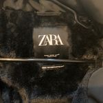 ZARA Black  hooded puffer jacket Size XS Photo 6