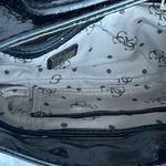 Guess  Y2K Croc Embossed Patent Leather Black Shoulder Bag Mini Purse Photo 2