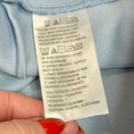 Dennis Basso Cloudy Blue Luxe Crepe Laser-Cut Ankle Pants Size Large Petite Photo 6