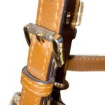 Michael Kors Jet Set brown & tan canvas Logo Tote Handbag satchel shoulder Purse Photo 2