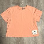 Adidas Women’s  Cropped Orange T-Shirt Size M Photo 0