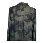 Rails  Hunter Olive Green Black Tie Dye Button Up Shirt Blouse Womens Size Medium Photo 4