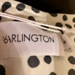 16Arlington Printed leather mini skirt black and white size 6 Photo 4