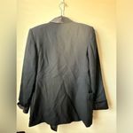 Oleg Cassini  blazer jacket black 100% pure wool size 6 Photo 4