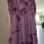 Maurice's Floral Dress in Purple Photo 0