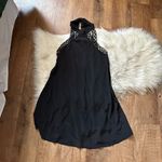 Lulus LULU’S Any Sway, Shape, Or Form Black Lace Halter Dress Photo 3