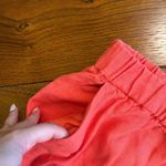 Poetry NWT  Cropped Trousers Garment Dyed Linen OS Photo 7