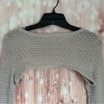 SheIn  Beige Crochet Bell Sleeve Shrug Photo 1