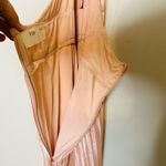 The Jetset Diaries TJD The Jetset Dairies Women's Pink Blush Pleated Skirt Halter Gown Size L Photo 11