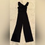 Black Halo NEW  Jackie O Belted Romper Dressy Jumpsuit black size 10 Photo 3
