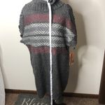 Ruff Hewn NWT women’s grey/red/white cowl neck sweater size Large Photo 6