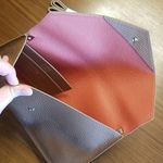 đź’•LANCASTER PARISđź’• Leather Envelope Clutch Xbody Photo 7