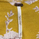 Free People  French Quarter Yellow Floral Print Wrap Dress Cottagecore Fairy S Photo 8