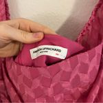 Amanda Uprichard  Fuchsia Geometric Blouse Photo 3