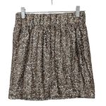 Lovers + Friends  Bronze Sequin Mini Skirt, EUC, Size Small Photo 0