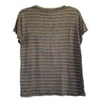 RVCA Women’s Striped Boxy Short Sleeve T-Shirt Small Skater Photo 1
