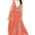 Free People A Thousand Kisses Maxi Red Medium Layered 90s Jumper Dress Photo 1