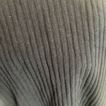 Forever 21  Black Ribbed Cropped Turtleneck Top Photo 5