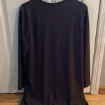 Donna Ricco New York Brown Long V-Neck Cardigan Size 8 Photo 3