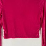 21 Saints Slinky Stretch Elegant Pink Womens Long Sleeve V Photo 7