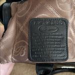 Brighton Vintage Black Leather Croc Embossed Attaché/Large Bag Photo 12