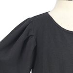 EXPRESS Black Puff Sleeve Open Cardigan Sweater Size XL Photo 1