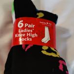 Ladies knee high socks Black Photo 6