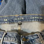J.Crew Slim Wide Leg Jeans in Beach Way Wash Size 34 Photo 10