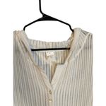 Oxide White Long sleeve Sheer Hooded Long Beach Cover Up Women Sz M Size M Photo 6