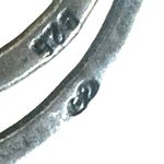 Sterling Silver Spiral Dangle Earrings with Real Pearl – Modern Artisan Style Photo 5