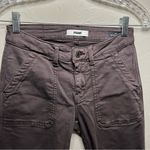 Mavi Chocolate Brown Mid Rise Slim Cargo Utility Zipper Ankle Pants Size 26 Photo 4