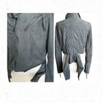 Lulus Ready For Anything Moto Jacket Gray Suede L Minimalist Style Monochrome Size L Photo 8
