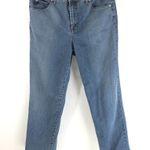 Bandolinoblu Womens Allegra Jeans Straight Leg Medium Wash Stretch 10P Photo 0