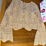 Venus  Tan Cardigan Sweater with Flared sleeves! Photo 4