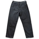 American Eagle Mom Straight Leg Denim Jeans Gray Distressed 6 Short Photo 2